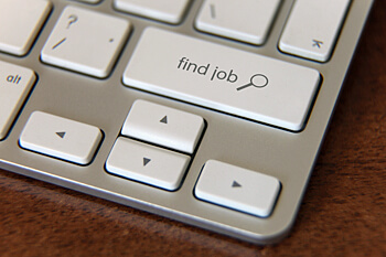 Find Job-Taste auf Tastatur