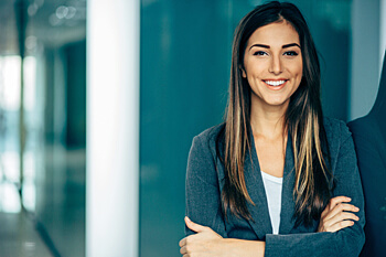 Porträt einer Studentin